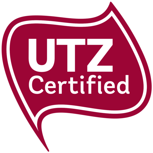 Logo UTZ certified, een fairtrade keurmerk